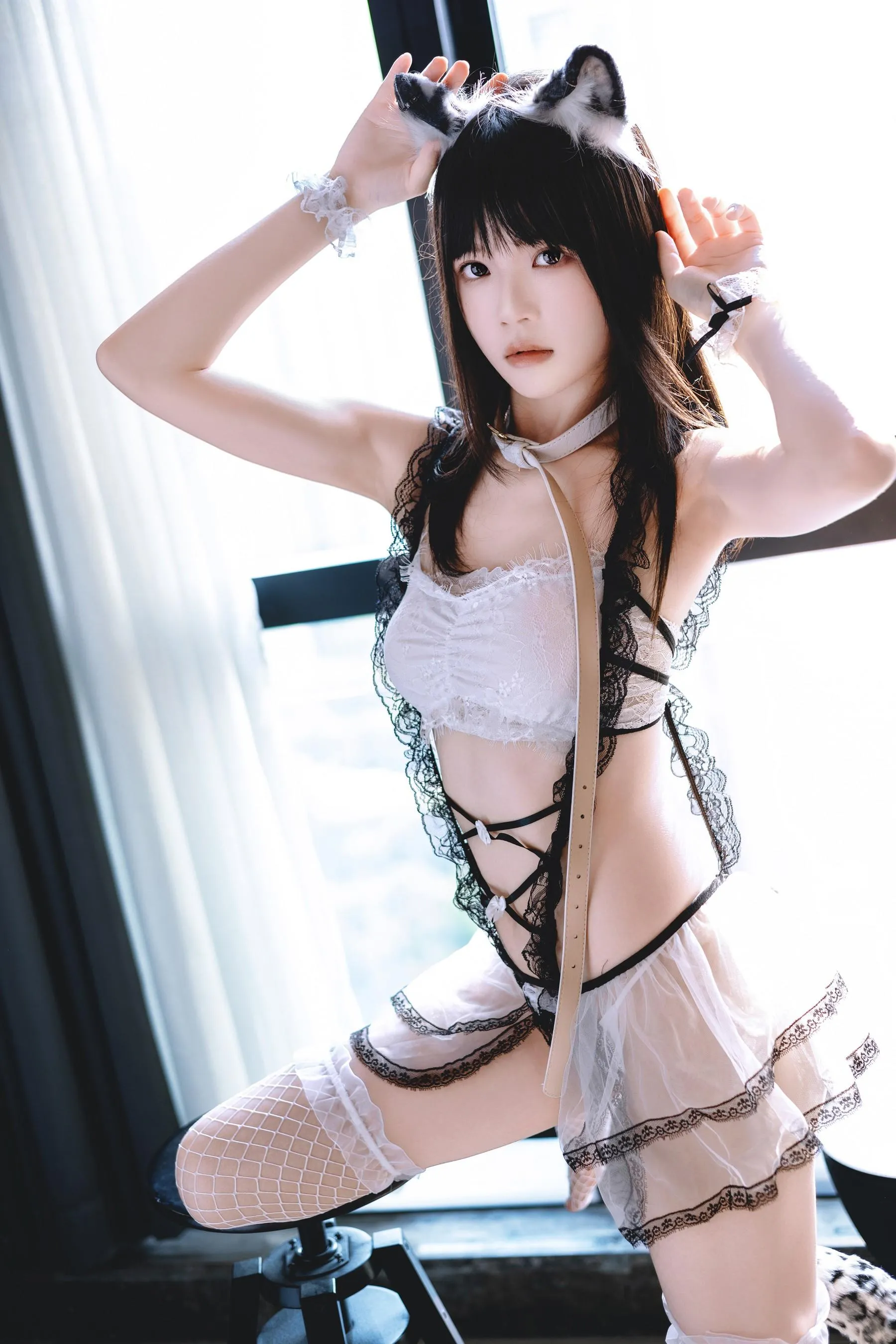 桜桃喵 – NO.163 拥豹 [69P]插图